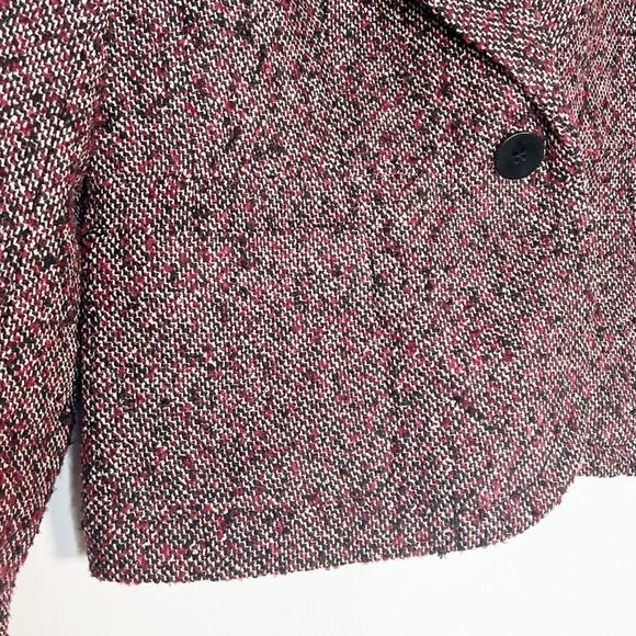 Talbots Red Brown Black Tweed Blazer Jacket NWT - Picture 5 of 15